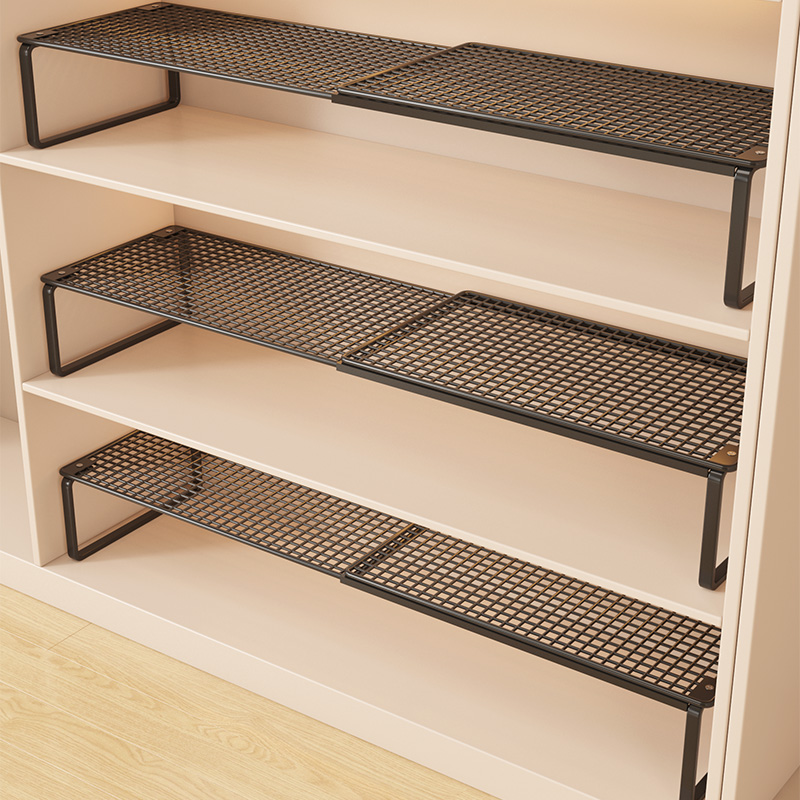 靴キャビネット層状仕切り引き込み式靴収納アーティファクト二層靴ラックワードローブキャビネット仕切り靴ラック