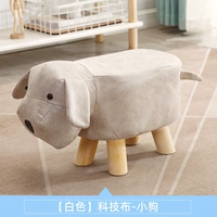 Белый щенок (технологическая ткань)