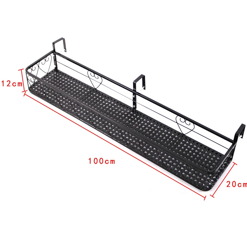 kệ treo cây cảnh ban công Bệ cửa sổ giá treo hoa ban công treo cạnh cửa sổ giá hoa lan can sắt mọng nước chậu hoa ngoài cửa sổ móc treo cửa sổ kệ trồng cây ban công chung cư 