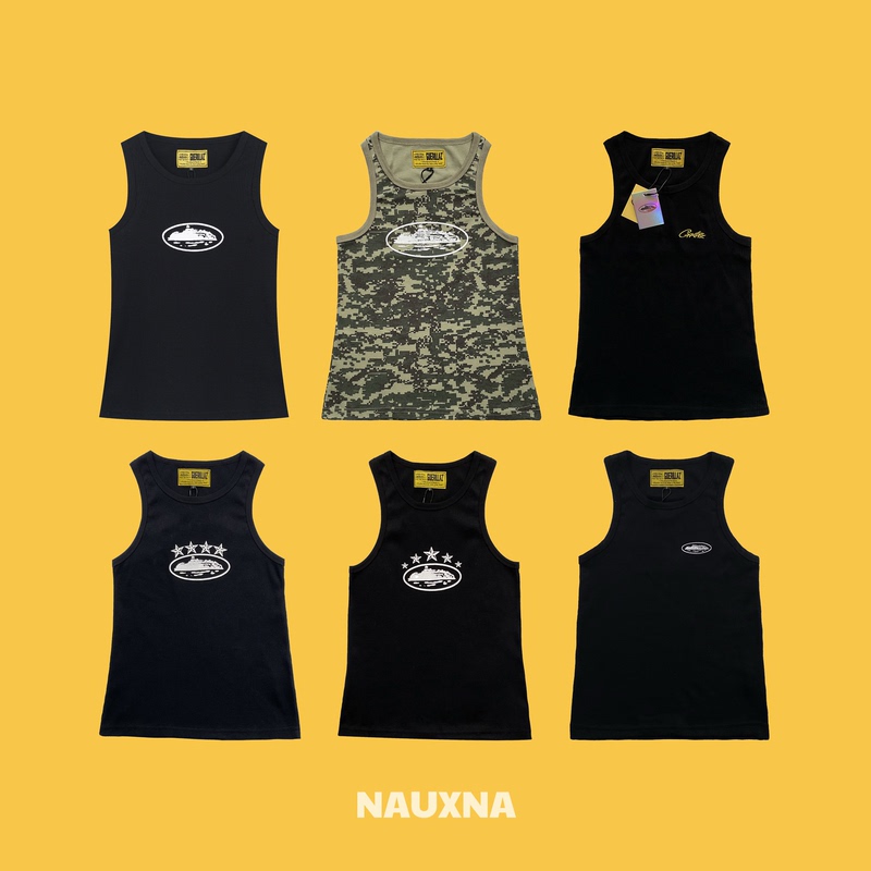 Corteiz Vest Devil's Island Base Layer Sleeveless Undershirt Tank Top Corteiz Vest Devil's Island Base Layer Sleeveless Undershirt Tank Top