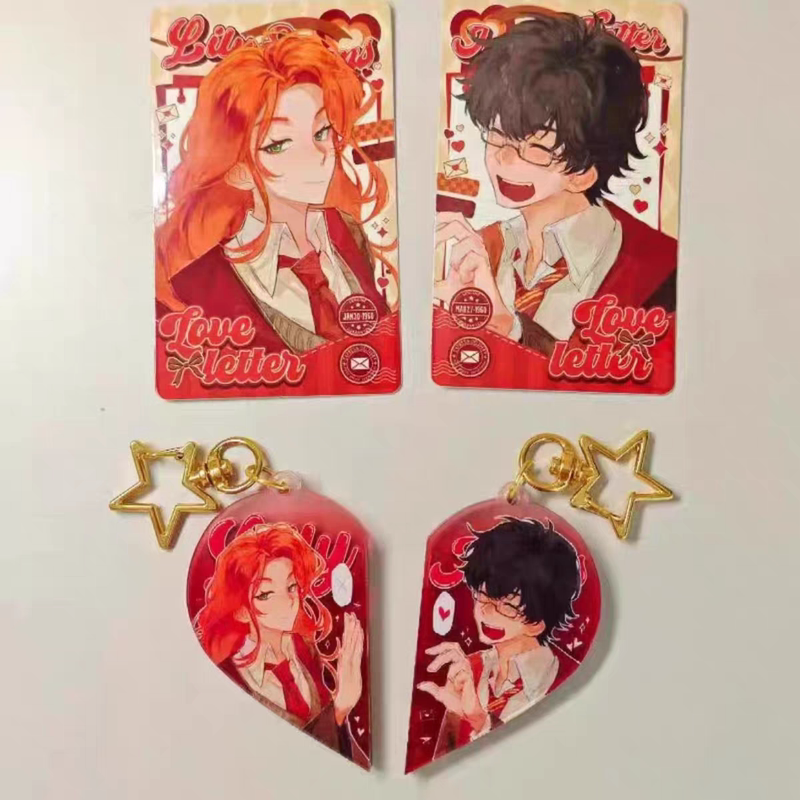 Harry Potter Magnetic Repulsion High-Quality Acrylic Keychain Small Card James Potter Gift for Friends
