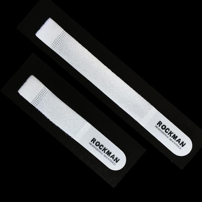 Rockman white Velcro cable ties, cable management straps, guitar cable storage straps, cable storage bags