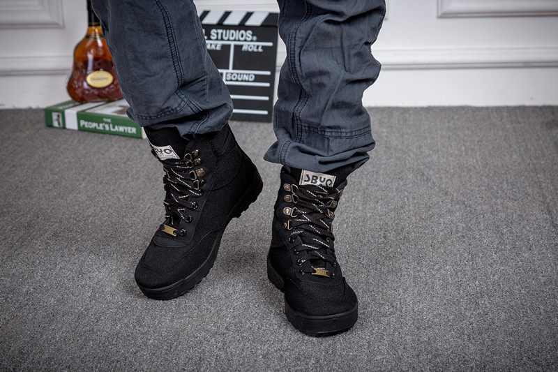 Bottes militaires en toile - dérapage - Ref 1400370 Image 18