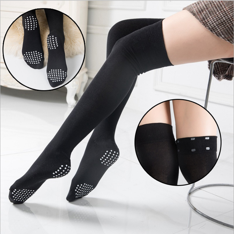 Belly Dance Socks Extended Over Knee Stockings Dance Non-slip Cotton Socks Stepping on Foot Covers Feet Without Curling Practice Socks
