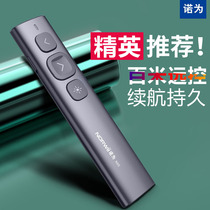 Nori for N95 laser page-turning pen pppt remote control teacher teaching with hivo whiteboard multimedia function electronic projector wireless speech LED screen slide talk class pen universal charging money