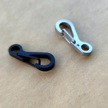 Small number Mini stainless steel SF climbing buckle EDC spring hanging buckle hook backpack Fast hanging outdoor travel tool buckle