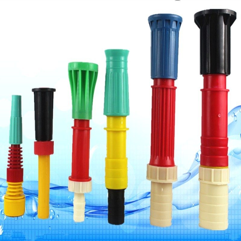 4 points 6 points 1 inch 1 2 inch 1 5 inch 2 inch 2 5 inch gardening plastic flowering high pressure water gun nozzle shower nozzle