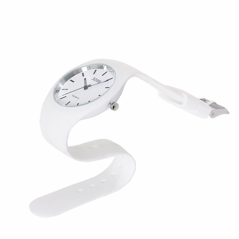 Watch female student Korean version simple ultra-thin waterproof luminous cute jelly watch middle school student sports fashion quartz watch