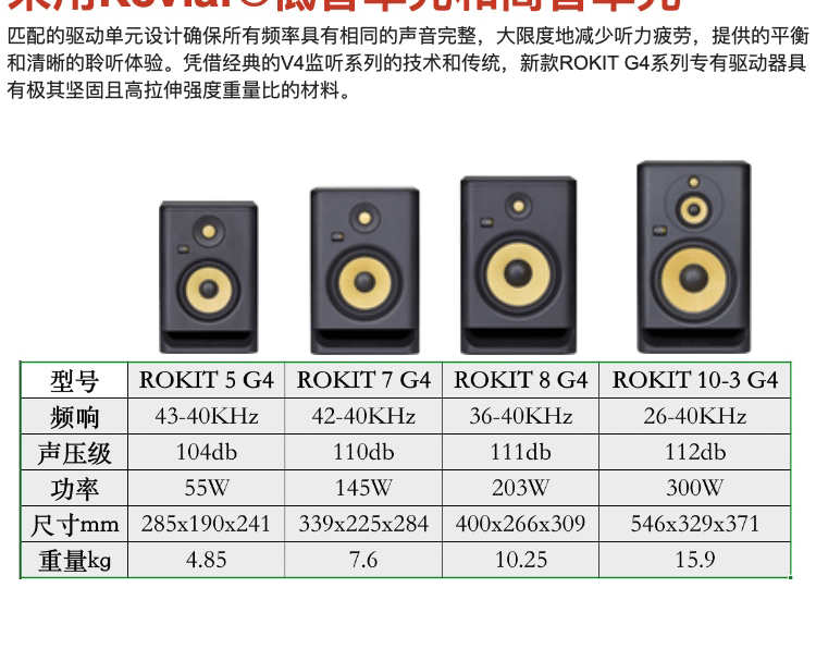 Loa màn hình hoạt động KRK Rokit5 / Rokit6 / 8 RP5 / RP6 / RP8 G3 Âm thanh DJ - Loa loa loa nén
