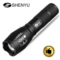 God fish flashlight strong light charging long-range ultra-bright mini portable small outdoor household led multi-function waterproof