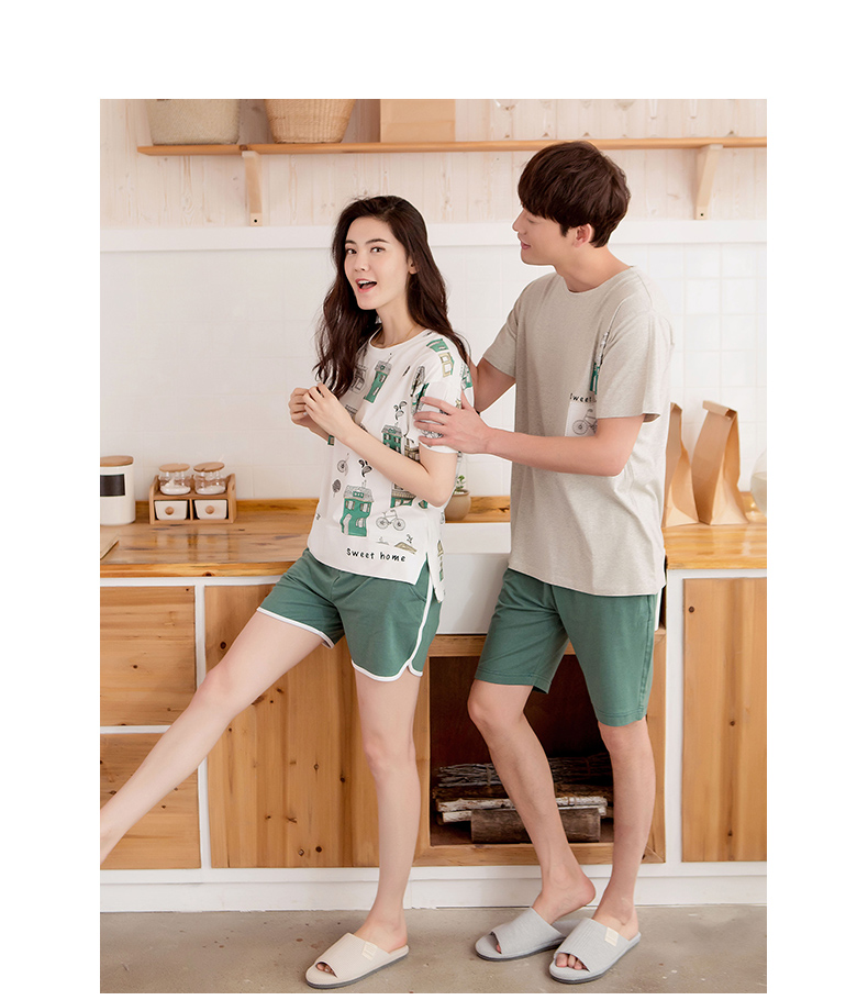 Pyjama mixte en Coton à manche courte - Ref 3006064 Image 27