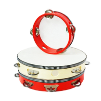 Tambourine instrument dance performance examination props Orff percussion hand tambourine for children kindergarten teachers