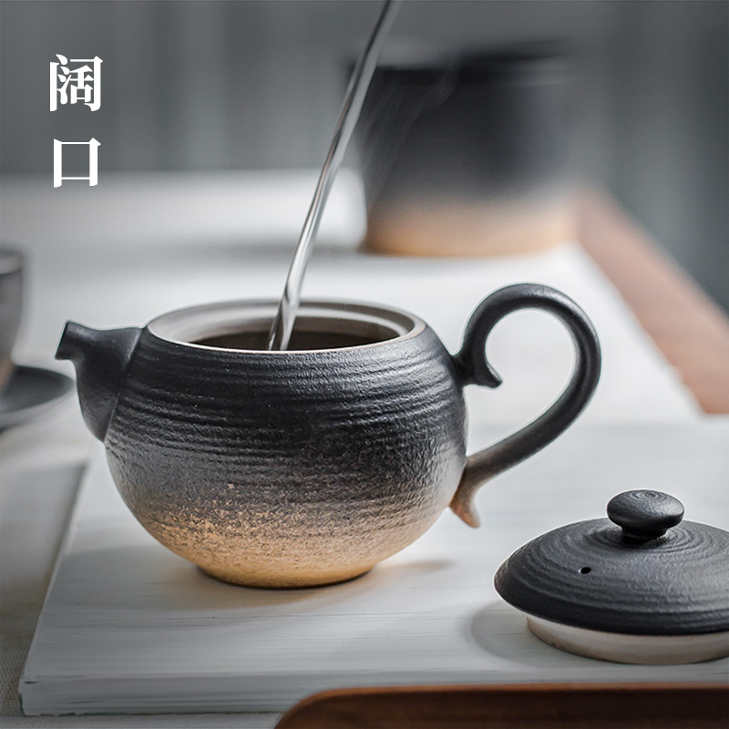 And hall tianyu ceramic teapot single filtration pot of Japanese tea taking tea pot from the large capacity of household