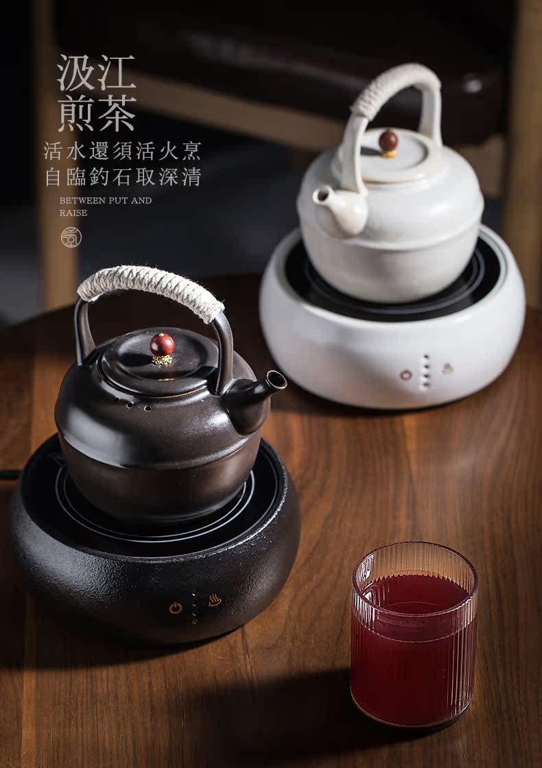 And hall girder kettle suit household electric heating electric TaoLu filtering teapot cooking kettle black tea is special