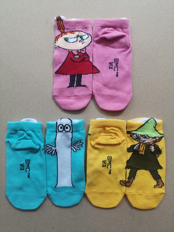 Moomin Moomin Little Chubby Yami Children's Socks, Any 6 Pairs with Free Shipping