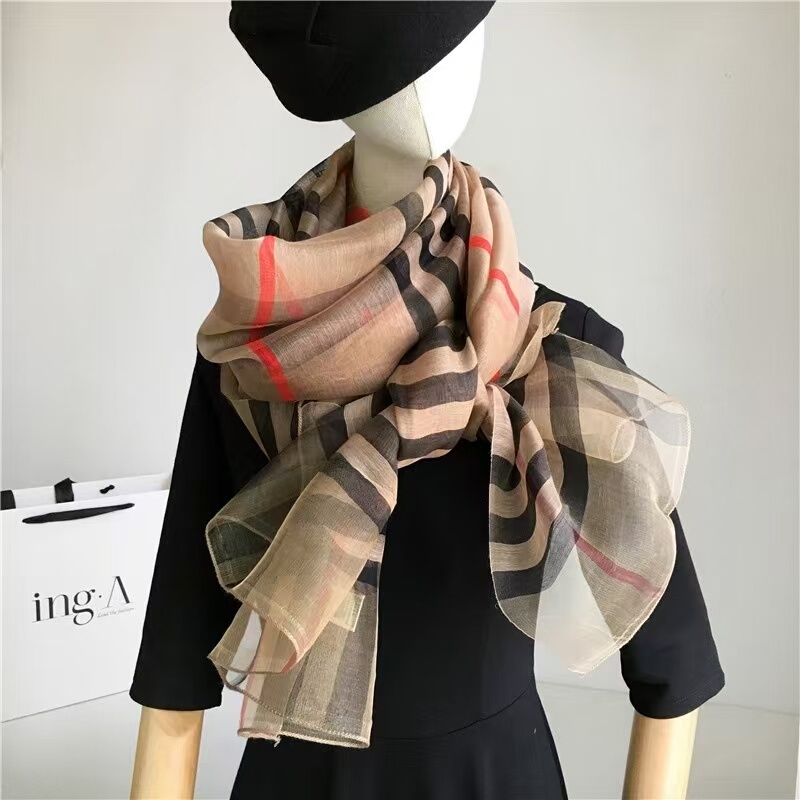 Classic Silk Wool Scarf Classic Silk Wool Scarf