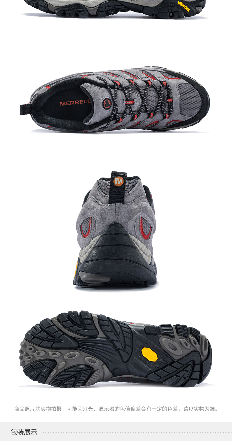 Giày nam MERRELL Mele Giày đi bộ ngoài trời nhẹ MOAB2 Giày đi bộ chống trượt Giày chống trượt J06011 - Khởi động ngoài trời giày martin nữ