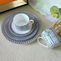 Nordic luxury hotel tableware set coffee cups and saucers ceramic Western Food Dishes Steak dishes home Table tableware