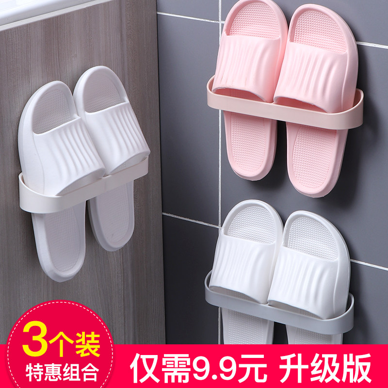 Slippers Rack Free of perforated Bathrooms Bathroom Containing deity Shower Shoe Racks Succesto dressing room Shelve Wall-mounted home