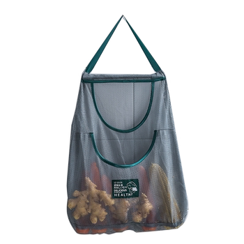 Wall-mounted fruit and vegetable storage bag free hook
