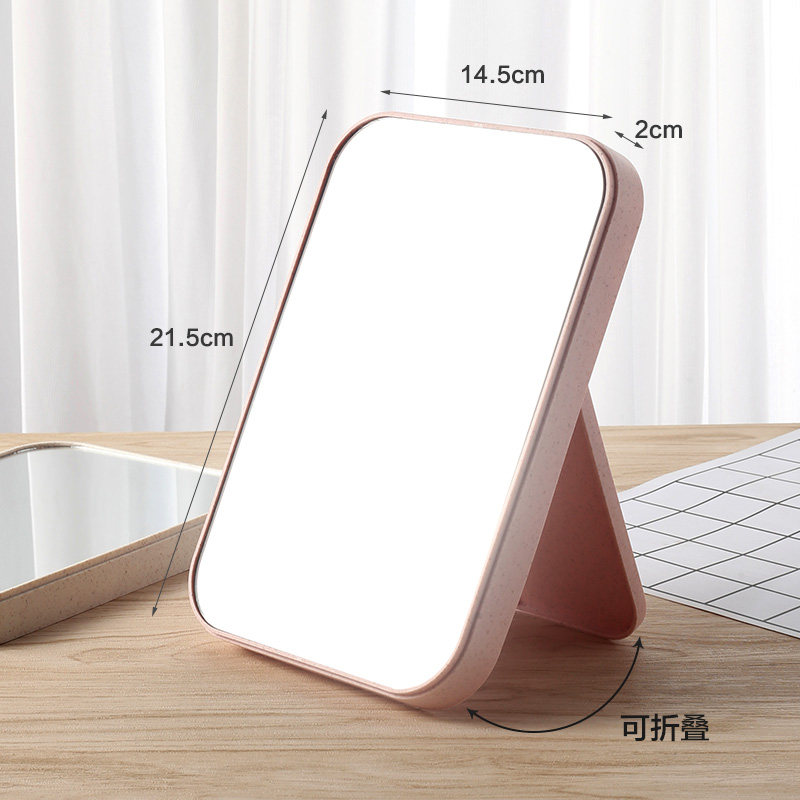 Зеркало Зеркало Зеркало для макияжа складной портативный стол портативный HD общежитий Принцесса девочка размер нет. настольное зеркало Mrun