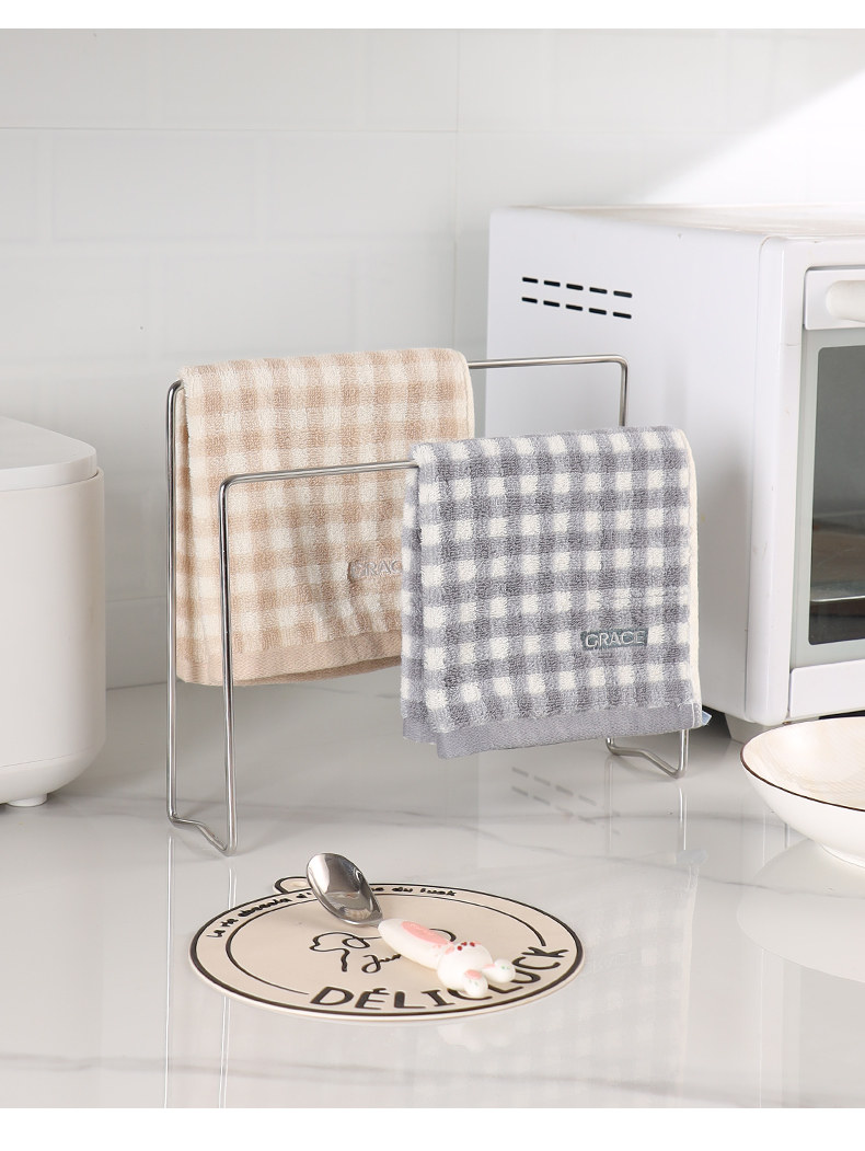 Раковина полка 304不锈钢抹布沥水架台面窄边厨房置物架化妆室收纳层架专用晾晒架 Mrun