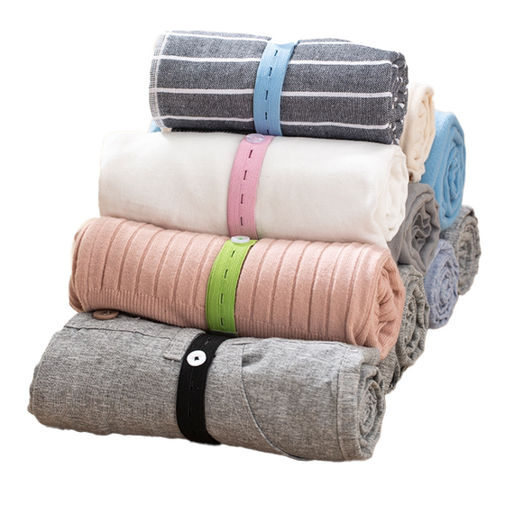 Lala roll storage with wardrobe clothing, tie bundle rope lazy folding clothes artifact sweater pants category
