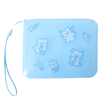 Mask box portable waterproof dust mouth and nose mask temporarily stored