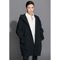  As soon as possible SHAPE Wang Xiao dashing sister private clothes spring new loose hooded windbreaker womens medium and long casual jacket