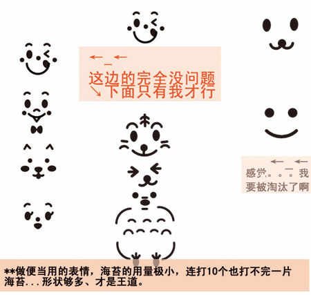 Máy dập nổi khuôn Bento khuôn mẫu Máy dập khuôn gạo bóng DIY Smiley Shape Máy dập nổi rong biển - Tự làm khuôn nướng khuôn bánh bao