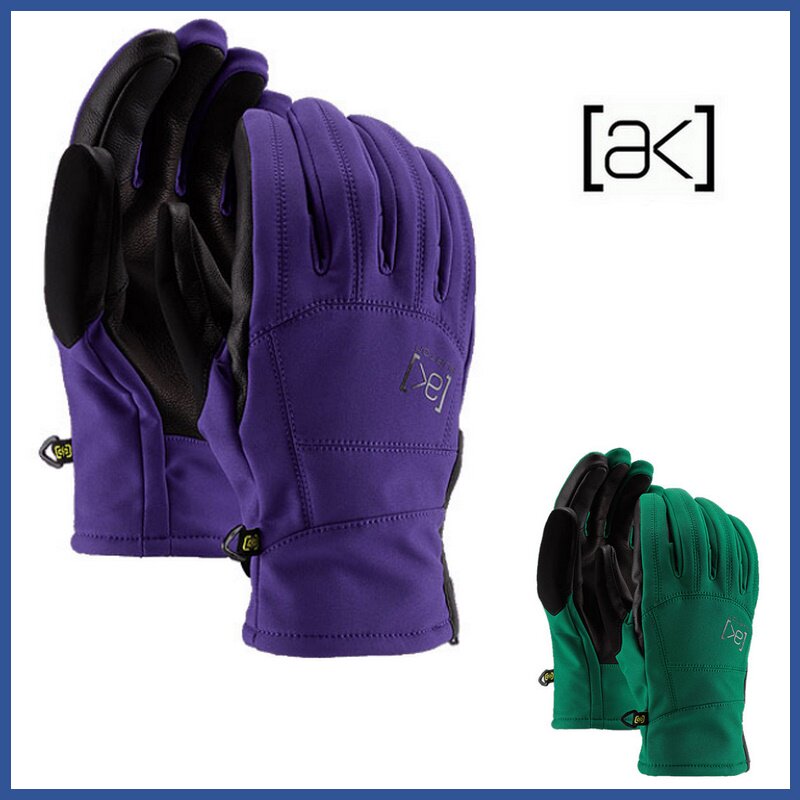 21 22 Burton AK TECH GLOVE Ski Gloves Waterproof Winter Warm Purple Green NNN