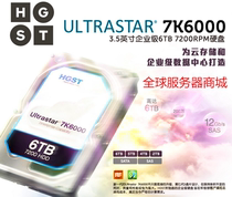 HGST Hitachi 6T 7 2K 128M SAS12Gb s Enterprise Hard Disk 6TB Shunfeng