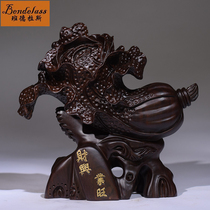 Banderas Cai cabbage ornaments large wood carving crafts home living room decorations creative business gifts
