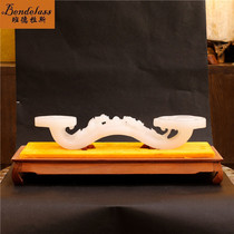 Banderas Natural Jade White Jade Ruyi Ruyi Swing Piece Afghanistan Jade Living Room Swing Piece Joss Gift Business Gift