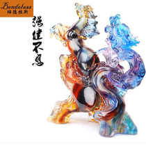 Banderras Glazed Dragon Horse Spirit Swing Piece Leadership Office Décor Business Conference Gift Customisation