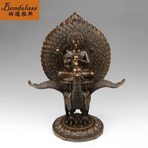 Banderas pure bronze peacock big Ming Wang pendulum pieces peacock bronze pendulum pieces home Buddha statues dedicated to Buddhist supplies