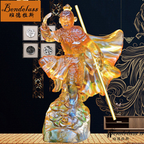 Banderraszitian Grand Saint-swinging piece Sun Wuqi Glazed Craft Pendulums Office Fung Feng Shui Decoration