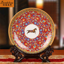 Banderas ceramic pendulum pieces European-style horse flower dishes home Joe moved to the living-room to give a gift and creative decoration