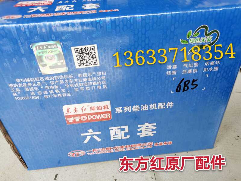 Luoyang Dongfanghong Diesel Engine Parts 4B5 4B3 6B5 6B3 Four/Six Cylinder Liner Piston Ring Pin Original Factory
