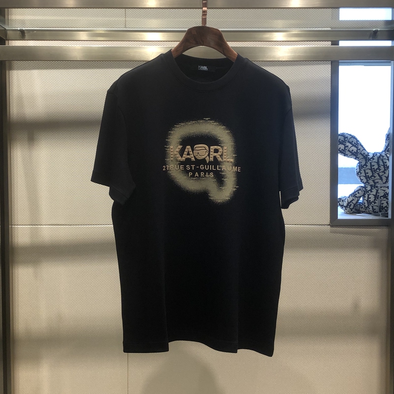 Karl Lagerfeld Jeans Karl Lagerfeld Genuine 25 Autumn and Winter New Men's Short-Sleeved Oversized T-Shirt