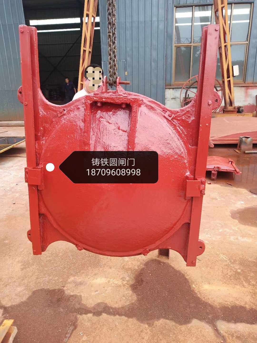 Factory direct DN400 round cast iron gate round lift gate small water conservancy and hydropower gate irrigation gate