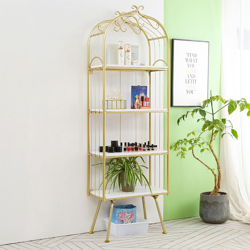 Nordic Shelf-Floor Multilayer Bookshelves Plus High Partition Shelf Bedroom Shelve Shelf Decoration Containing Layer Shelf Light Lavish Home
