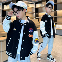 Boy Clothing Boy Baseball Suit Jacket 2022 New Boy Spring Autumn And Spring Clothing Korean Air Childrens Kick Shirt