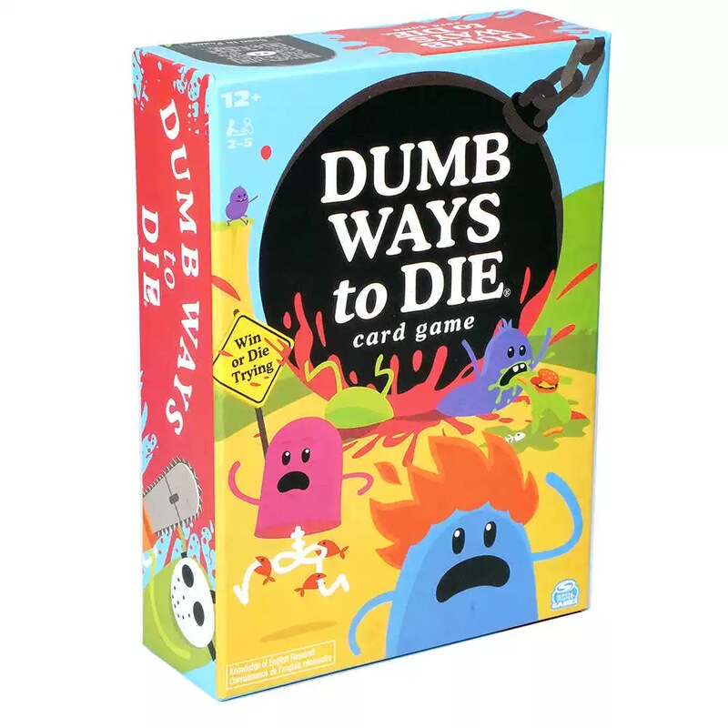 Dumb Ways to Die 2024 Edition Crazy and Silly Ways to Die English Board Game Card Game