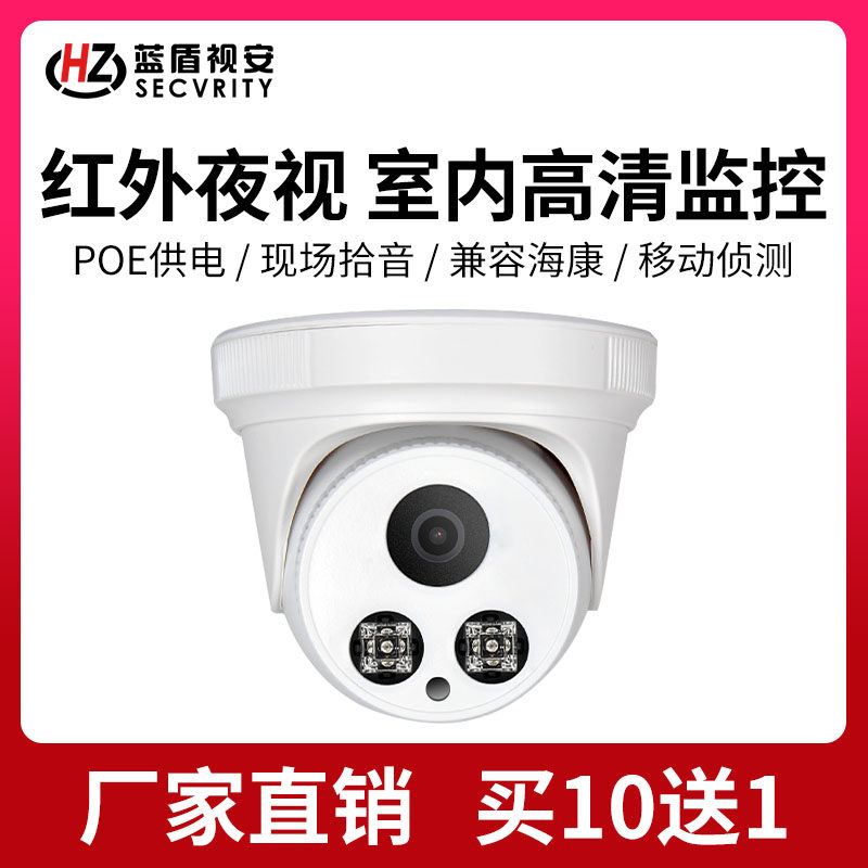 3 million poe Internet Hemisphere Audio Camera 5 million Double Light All-Night-vision Compatible Sky Vision Compatible