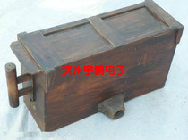 Folk old objects old wind box old wind box film and television props wooden wind box hand pull old wind box old wind box