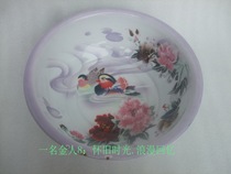 Old object 89 years old Spring Star enamel face manga pattern old enamel face disk decoration decoration