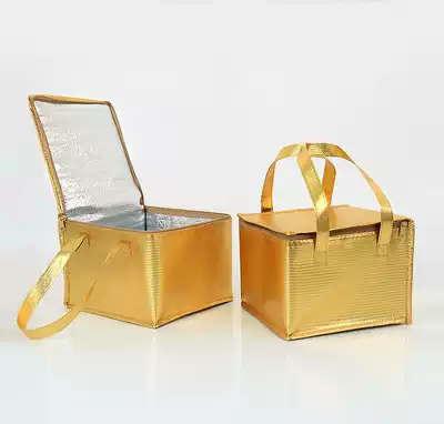 Cake insulation bag portable delivery special delivery refrigerator bag aluminum foil cold insulation thick insulation bag customization