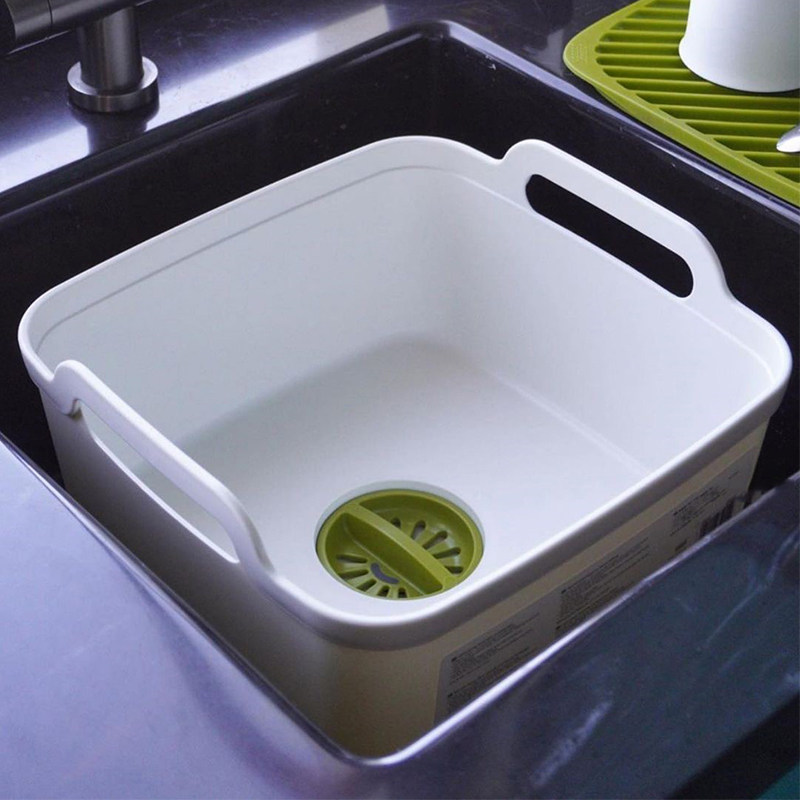 British Joseph Joseph imported washing tank water filter soaking bottle tableware basin mobile washing dish blue