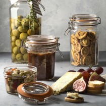 British kilner glass curing sealed jar cured sauerkraut miscellaneous grain storage tank European Bubble Wine Bottle large capacity